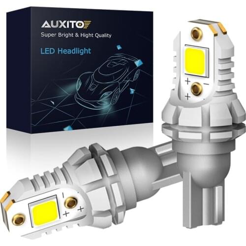 2pcs High Power T16 W16W T15 LED Bulb Canbus Backup Reverse Led 921 NO Error LED Bulbs Brake Lamp Stop Light 6500K White 12v