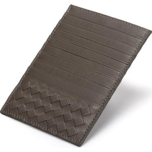 Woven Fashion Novelty Bags Mens and Womens Card Holder Coin Purses Multi Position Clutch Quality Cash Luxury Designer Wallet