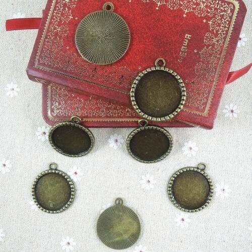 Vintage Antique Bronze Zinc Alloy Charm Pendant Accessories DIY Metal Jewelry Making 20pcs Z-109