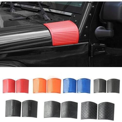 SHINEKA 7 Colors ABS Cowl Body Armor Auto Angle Wrap Cover Hood Cover For Jeep Wrangler JK 2007-2017