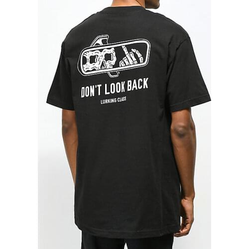 Don't look back Gothic t-shirt casual women hipster 100% Cotton Fashion grunge tumblr aesthetic graphic unisex tee top tshirt