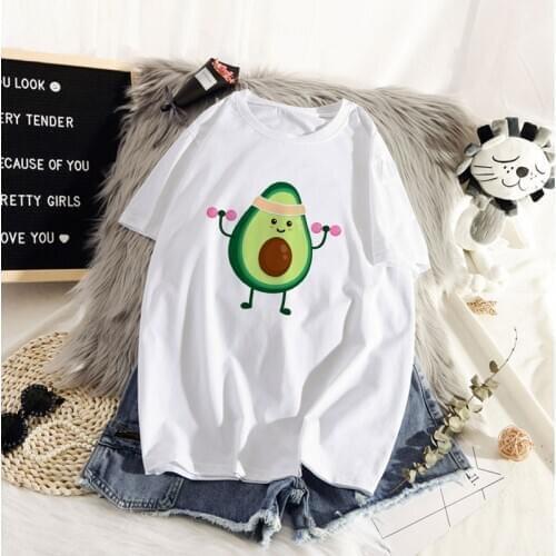 Womens T-shirt 90s Ulzzang Harajuku Graphic Funny Cute cartoon doll Print T-shirt O Neck Casual Womens Top T-shirt