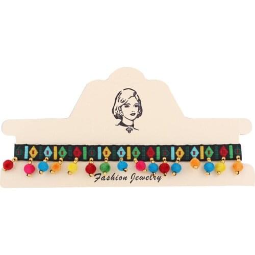 Retro Ethnic Embroidery Floral Choker Necklaces for Women Match Any Dress