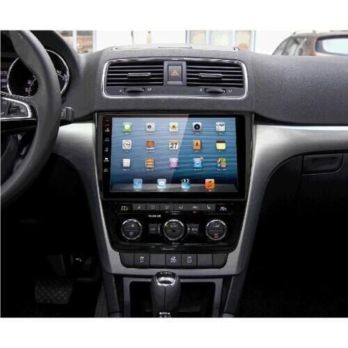 10.1 Inch Car Fascia For Skoda Yeti Fascias Audio Fitting Adaptor Panel Frame Kits Car DVD Frame Dashboard