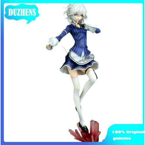 100% Original: Anime Touhou Project Izayoi Sakuya 23cm PVC Action Figure Anime Figure Model Toys Figure Collection Doll Gift