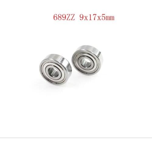 2PCS/lot Miniature Deep Groove Ball Bearing689ZZ L-1790ZZ 8mmx16mmx5mm High Precision silent Bearing steel ABEC-5 Small Bearing