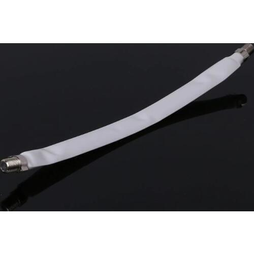 2PCS Window Flat F Connector Cable Coax Coaxial RG6 RG-6Door TV Satellite 10166