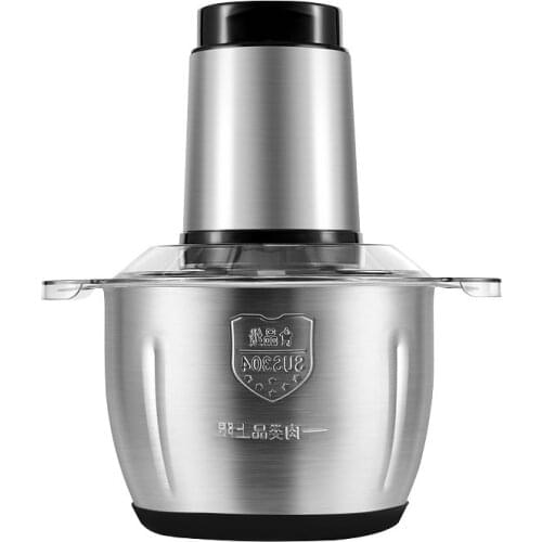 2L 3L Stainless steel Household kitchen meat grinder electric Chopper Chili Small vegetable mincer baby food supplement machine