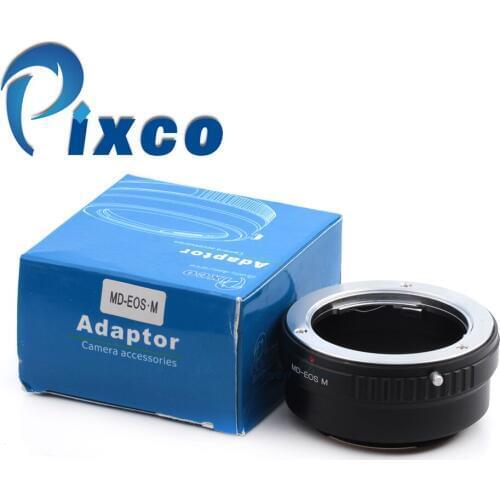 Pixco For MD-EOS M Lens Mount Adapter Suit For Minolta MD Mount Lens to Canon EOS M EF-M M2 Mirrorless Camera Adapter Ring