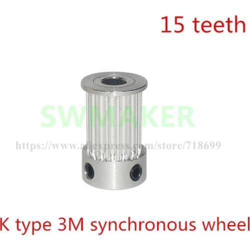 3D printer accessories, HTD3M synchronous pulley, 3M synchronous pulley, K 15 teeth
