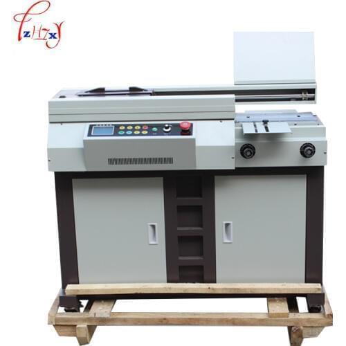 Automatic A4 glue binding machine 320mm 50S glue book binder perfect binder file financial Electric Binder booklet maker