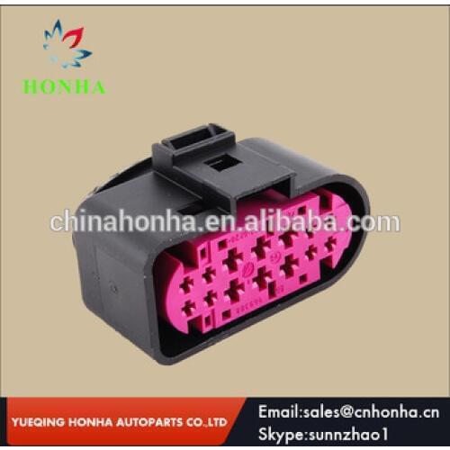 Free shipping 2Set 14Pin Car Headlight Xenon Lamp Plug Connector Auto xenon headlights socket 1J0973737