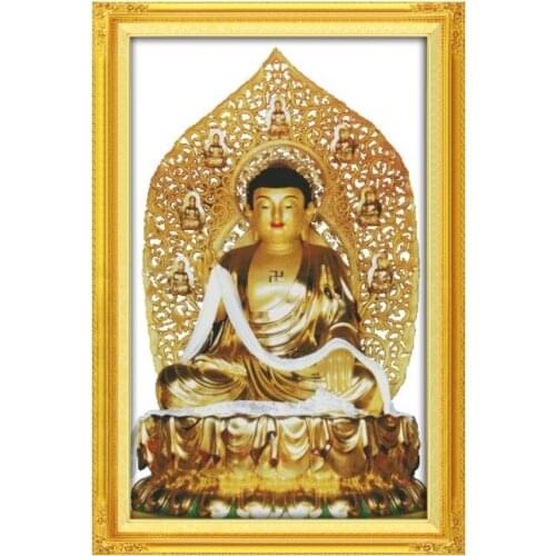 Buddha(2) cross stitch kit 14ct 11ct count print canvas stitching embroidery kits