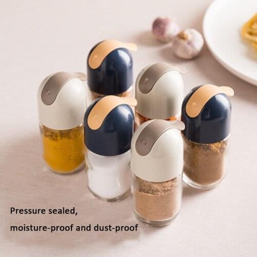 Seasoning Bottle Kitchen Solid Granular Seasoning Storage Tank Household Handheld Edible Salt Spice Tank Home Seasoning Tools