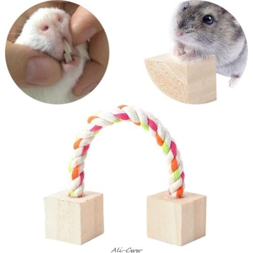 Pet Play Exercise Wood Chew Toy For Pet Hamster Rabbit Rat Mouse