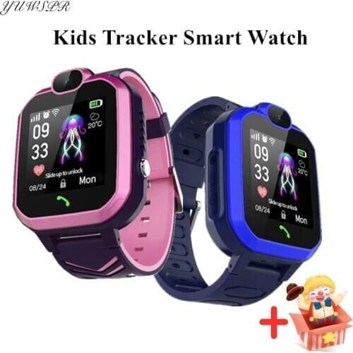 Children Tracker Watch LBS Location Multilanguage Wristwatch Camera Waterproof IOS Android Phone Kids Smart Clock E18