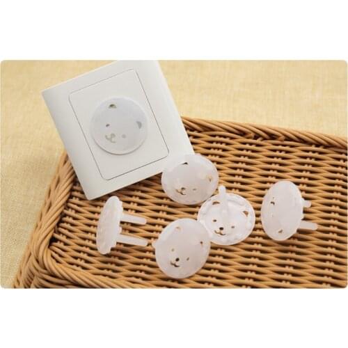 DHL 2000pcs Bear EU Power Socket Electrical Outlet Child Safety Guard Protection Anti Electric Shock Plugs Protector Cover