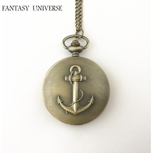 FANTASY UNIVERSE Free shipping 20pcs a lot pocket watch Necklace HRAAAB09