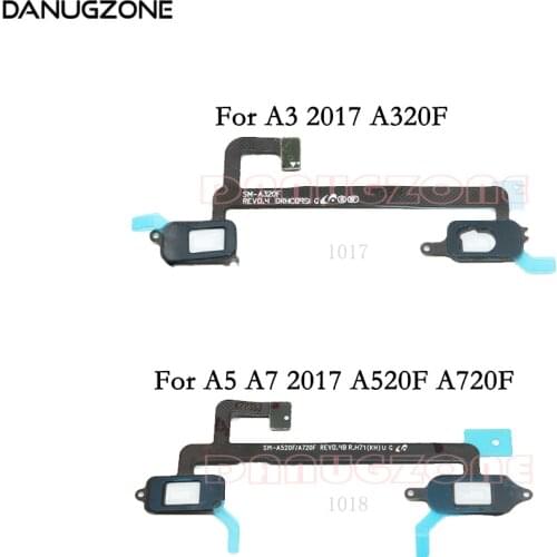 Home Button Touch Light Sensor Flex Cable Ribbon For Samsung Galaxy A3 A5 A7 2017 A320 A320F A520 A520F A720 A720F