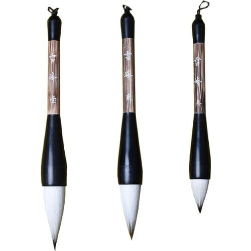 Caligrafia Chinese Brush Pen Set 3pcs Multiple Hair Calligraphy Brush Chinese Landscape Ink Painting Brush Pen Tinta China
