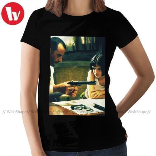 Leon The Professional T-Shirt Leon The Professional Natalie Portman T Shirt Print O Neck Women tshirt Ladies Tee Shirt