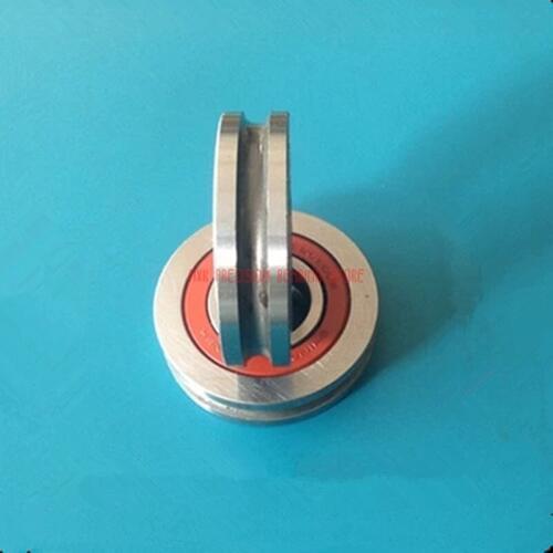 2019 Top Fashion Hot Sale High Quality 1pcs Spinning Machine Bearing U-groove Pulley Tool Wheel 6203 Slotted Size: 17*47*12 Mm