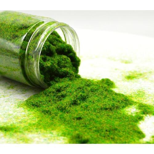 10g/20g model medium green grass powder minizture architecture grass mat making materialfor diorama wargame forest scene layout