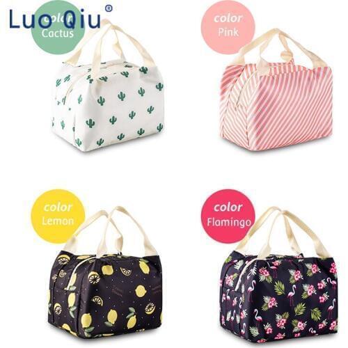 Multi-purpose insulated lunch bag handheld lunch box bag Oxford cloth waterproof Japanese pawnbag