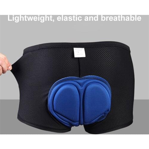 Men Gel Cycling Shorts Comfortable Underwear Sponge Gel 3D Padded Bike Short Size S-Xxxl High Quality Bike Short Pants Wholesale