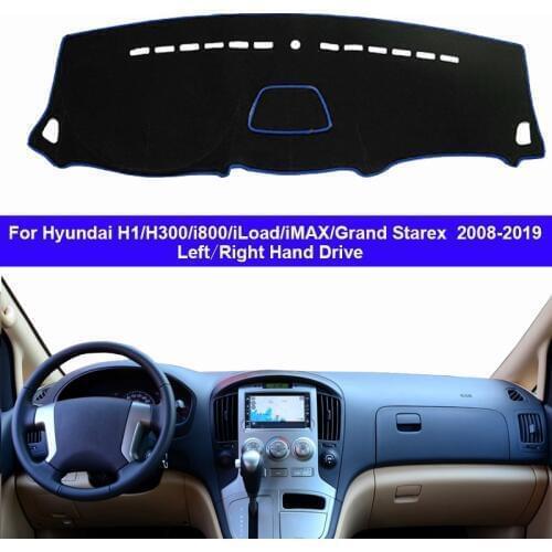 Car Dashboard Cover Dashmat Cape For Hyundai H1 H300 i800 iLoad iMAX Grand Starex 2008 - 2018 2019 Auto Inner Dashmat Pad Carpet