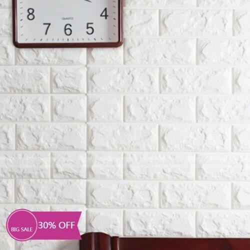 PE Foam 3D Brick Wall Sticker PE Foam Self Adhesive Wall Decals Stickers For Kids Bedroom Living Room Stickers