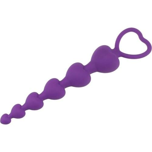 2021 New RYL-001 Smooth Head Silcone Anal Plug Sex Toys Ring Tail Design Butt Plug Anal Beards for Adult Game