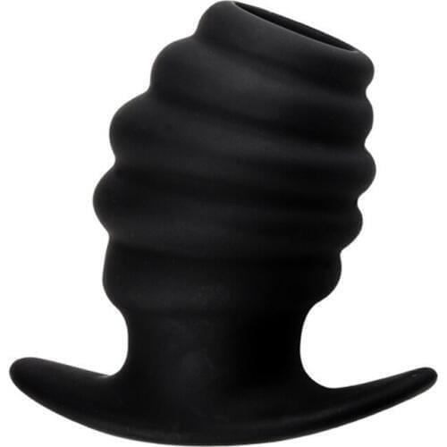 Thread Butt Plug Hollow Anus Dilator Silicone Enema Prostate Massage Anal Beads Expanding Anal Plug Adult Sex Toys for Women Men