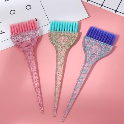 Hair Dye Brush Hair Coloring Applicator Comb Barber Hair Dye Brush Hair Comb Barber Tools Salon Hair Styling Tool