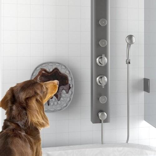 Silicone Dog Lick Mat for Dogs Pet Slow Food Plate Dog Bathing Distraction Silicone Dog Sucker Food Training Pet Feeder Supplies