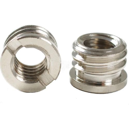 SLR camera tripod pan/tilt adapter screw 1/4 mutual turn 3/8 screw nut interface conversion screw