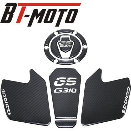 G310GS Motorcycle Accessories Real Tank Pad Gas Fuel Sticker Moto Protector applique For BMW G310 GS 1 Set