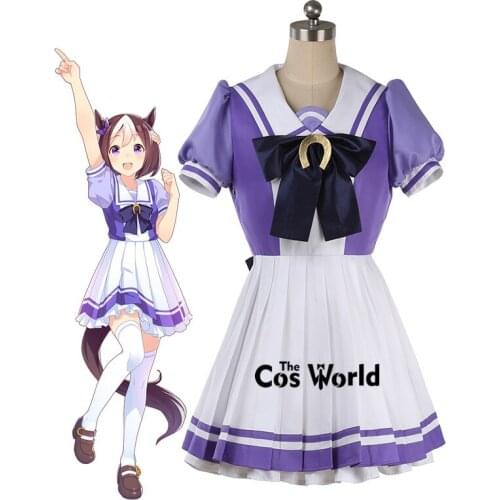 Umamusume Pretty Derby Special Week Silence Suzuka Tokai Teio Sailor Suit School Uniform Outfit Anime Customize Cosplay Costumes