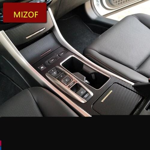 Carbon Fibre Door Interior Panel Handle Gear Decorated Frame For Honda Accord 10 Gen CAB285A