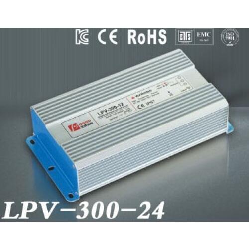 300W AC to DC 24V Waterproof IP67 Electronic Driver outdoor use power supply led strip transformer adapter for underwater light