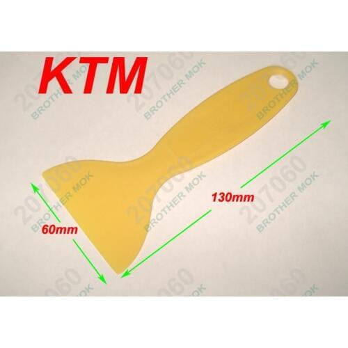 6cm Yellow Plastic Bar Blade Screen Protector Protective Film Scraper Blade Tools Wallpaper Scraper For Tablet PC 500pcs/lot