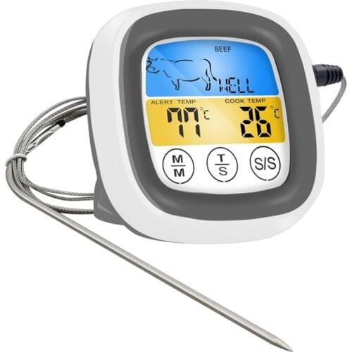 Bluetooth Meat Thermometer, Wireless Digital BBQ Thermometer for Grilling Cooking Smoker Kitchen Oven