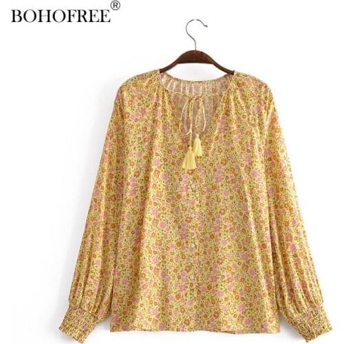 Rayon Womens Long Sleeve Cardigan V-neck Tassel Khaki Print