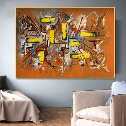 Big Size Abstract Canvas Painting Street Graffiti Art Posters and Prints Lover Hands Wall Picture For Living Room Decor Cuadros