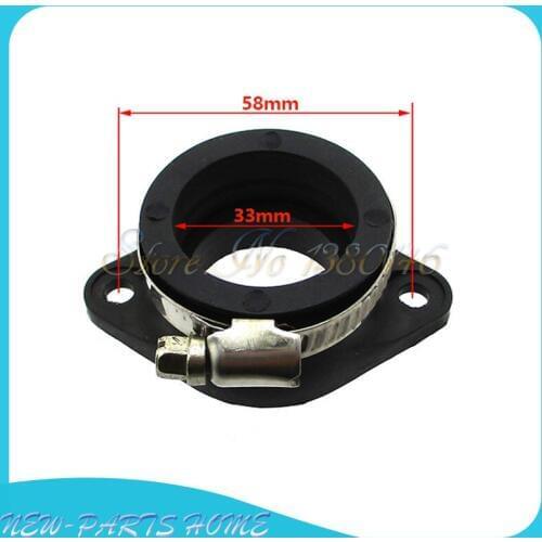 Carb Intake Adapter Boot Rubber Pipe Flange For Daytona Anima 150 190 FLX Engine 150 190 FSM Engine 150 160 190 FDX Engine