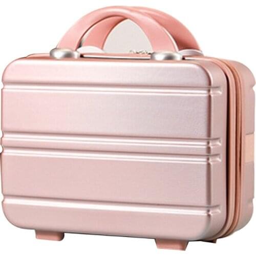 CPDD Travel Hand Luggage Cosmetic Case Small Makeup Carrying Pouch Mini Suitcase