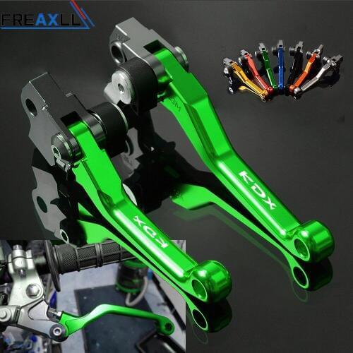 For Kawasaki KDX125SR KDX250SR KDX125 SR KDX250 SR CNC Pivot Motorbike Accessories Pit Dirt Bike Brake Clutch Levers