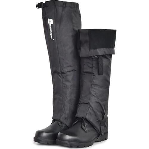 Outdoor Fleece Gaiters Hiking Travel Leggings Waterproof Leg Warmers Shoe Covers Velcro closure Gaiters Biking Snowboarding
