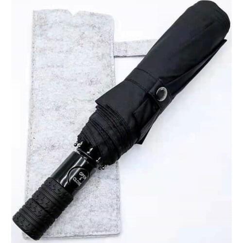 Suitable for Audi A3 A4 B8 B9 A6 C5 C6 C7 A7 Q5 A5 A8 8V0 857 951 original automatic boutique tri-fold umbrella tire handle