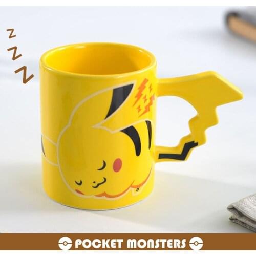 Pokemon milk mug mug cartoon anime image Pikachu ceramic mug